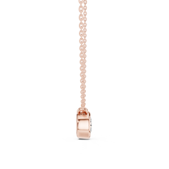 Minimal Bezet Set Solitaire Necklace