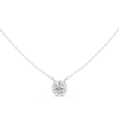Minimal Bezet Set Solitaire Necklace
