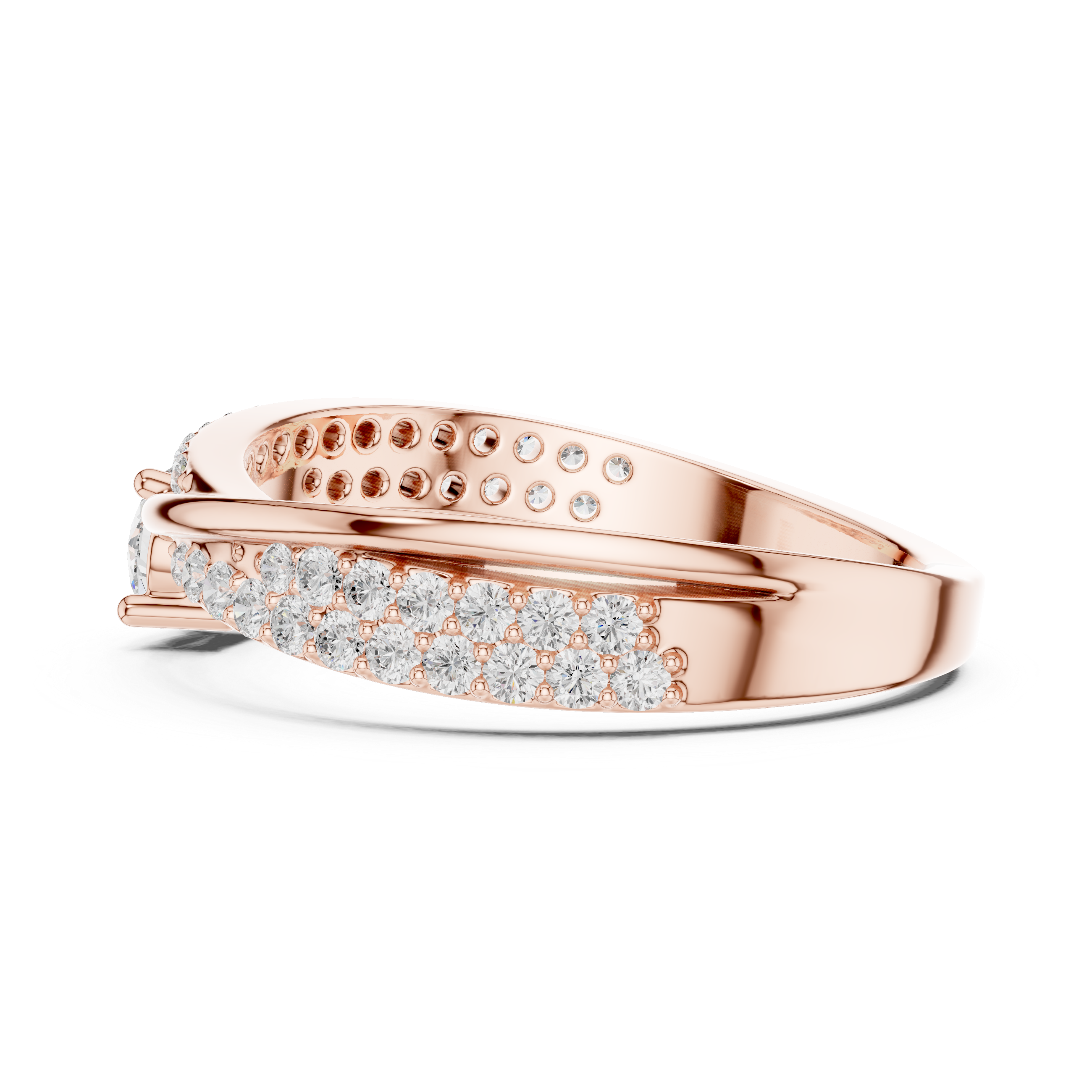 Shimmering Lab-Created Diamond Ring – Fancy Yet Casual