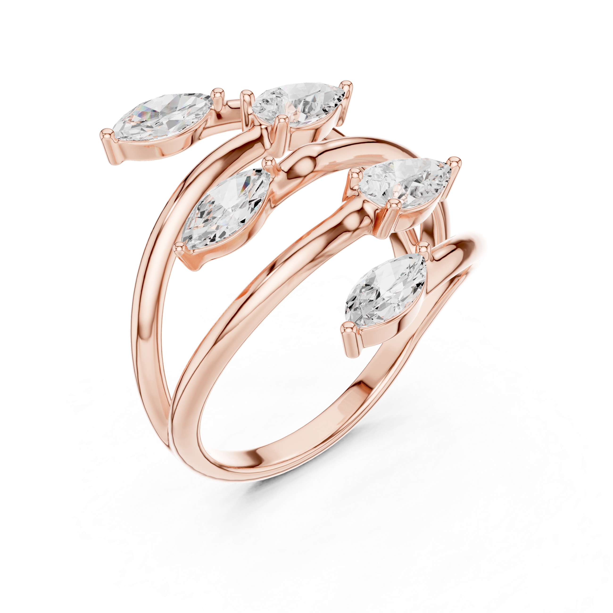 Crossover Claw Minimal Ring