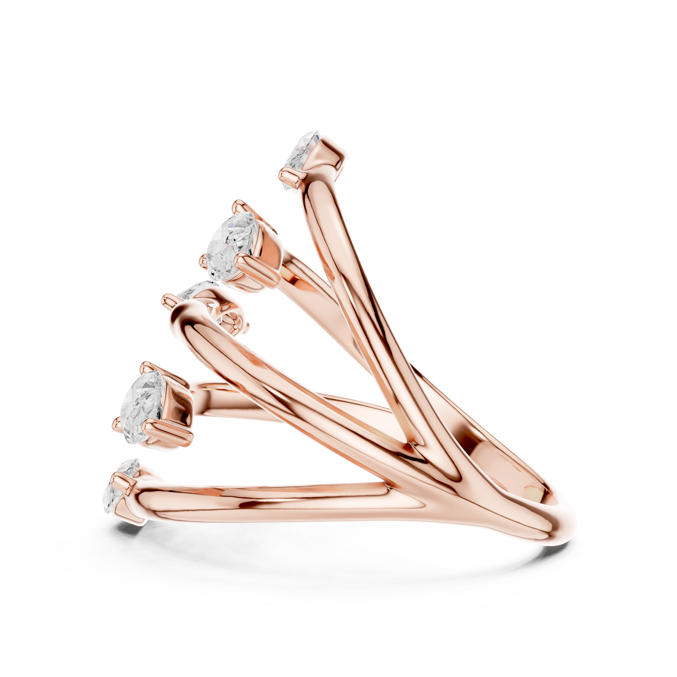 Crossover Claw Minimal Ring