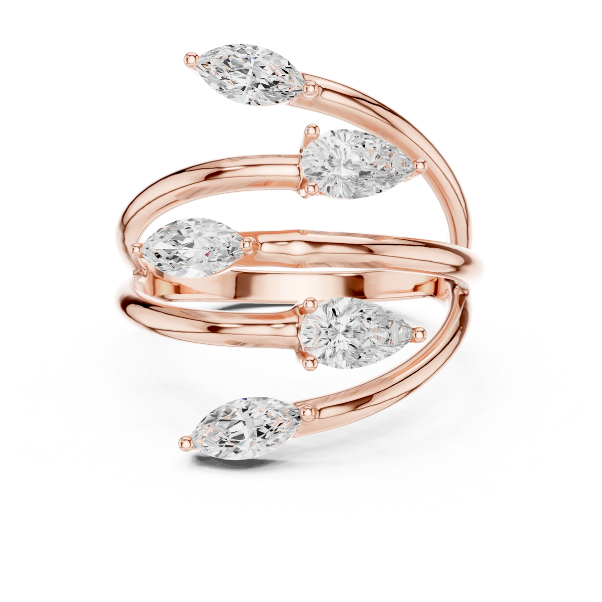 Crossover Claw Minimal Ring