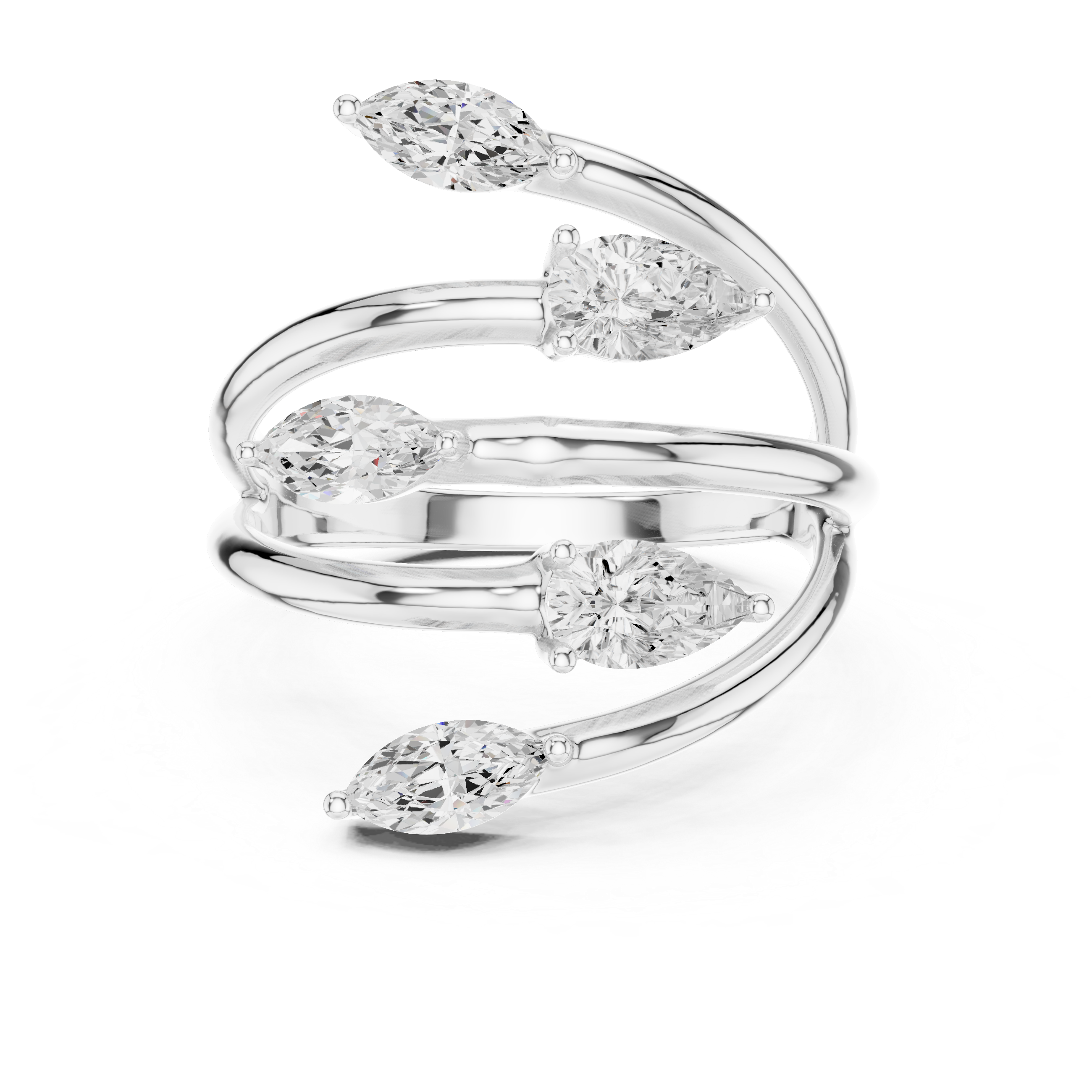 Crossover Claw Minimal Ring