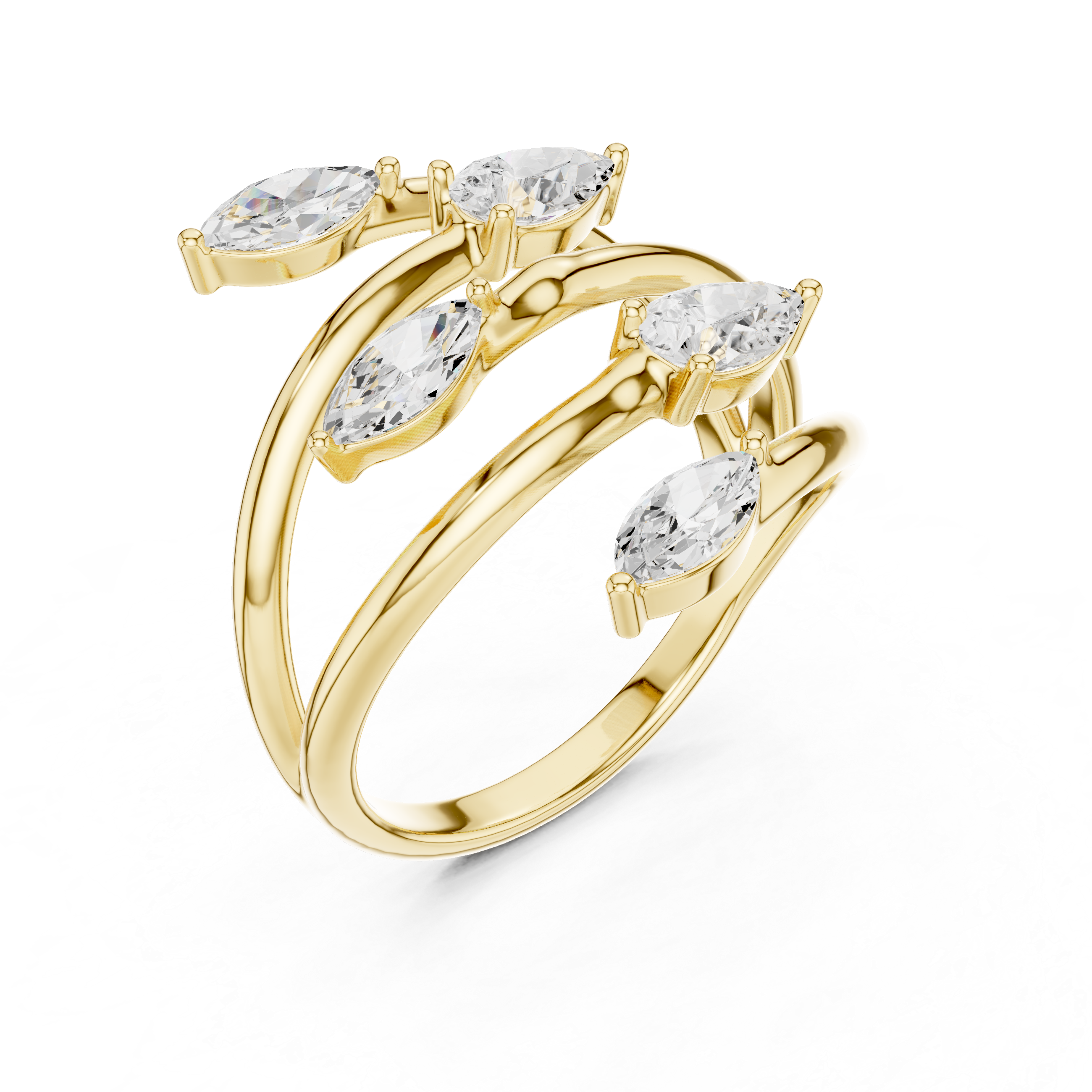 Crossover Claw Minimal Ring