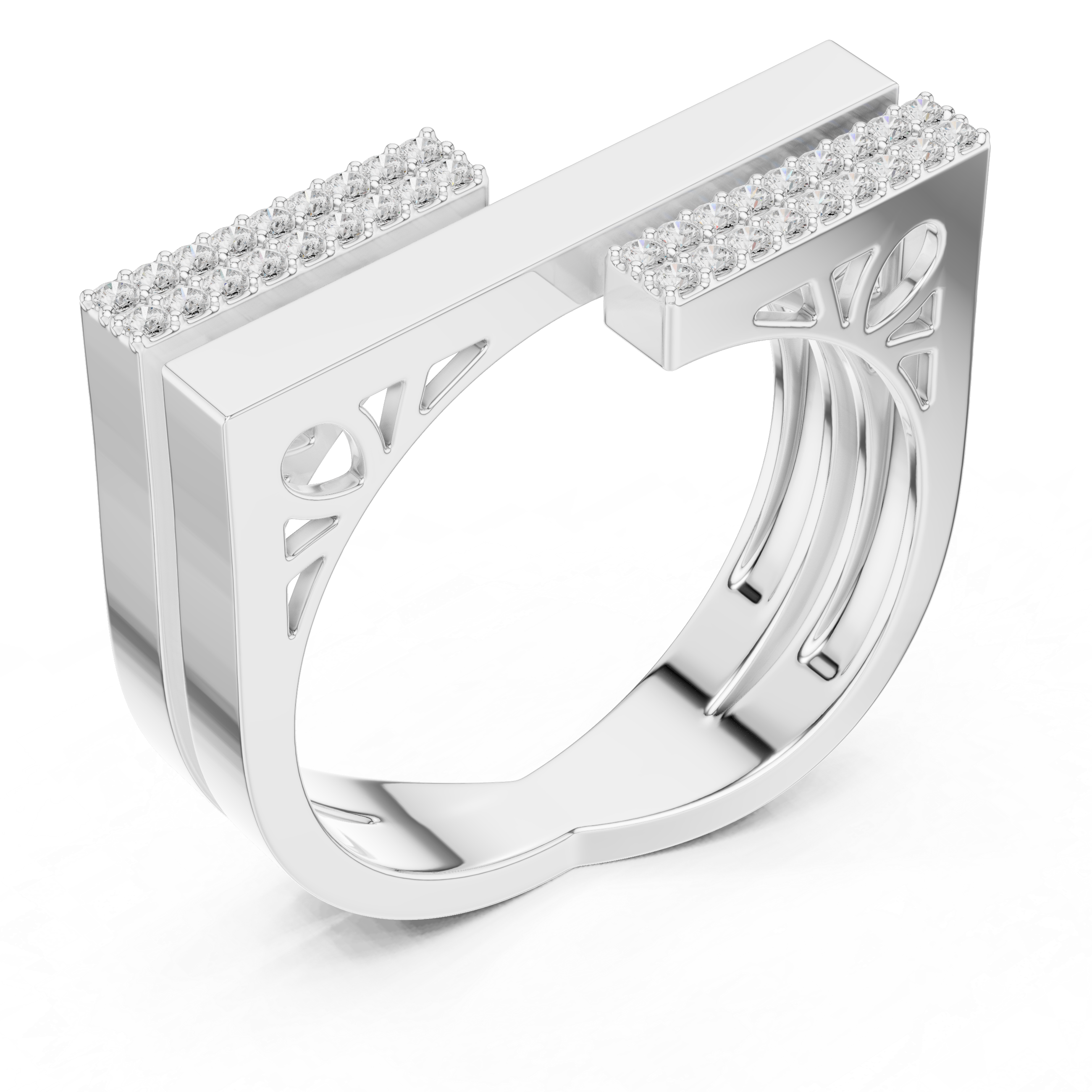 Modern Bar Pave Band