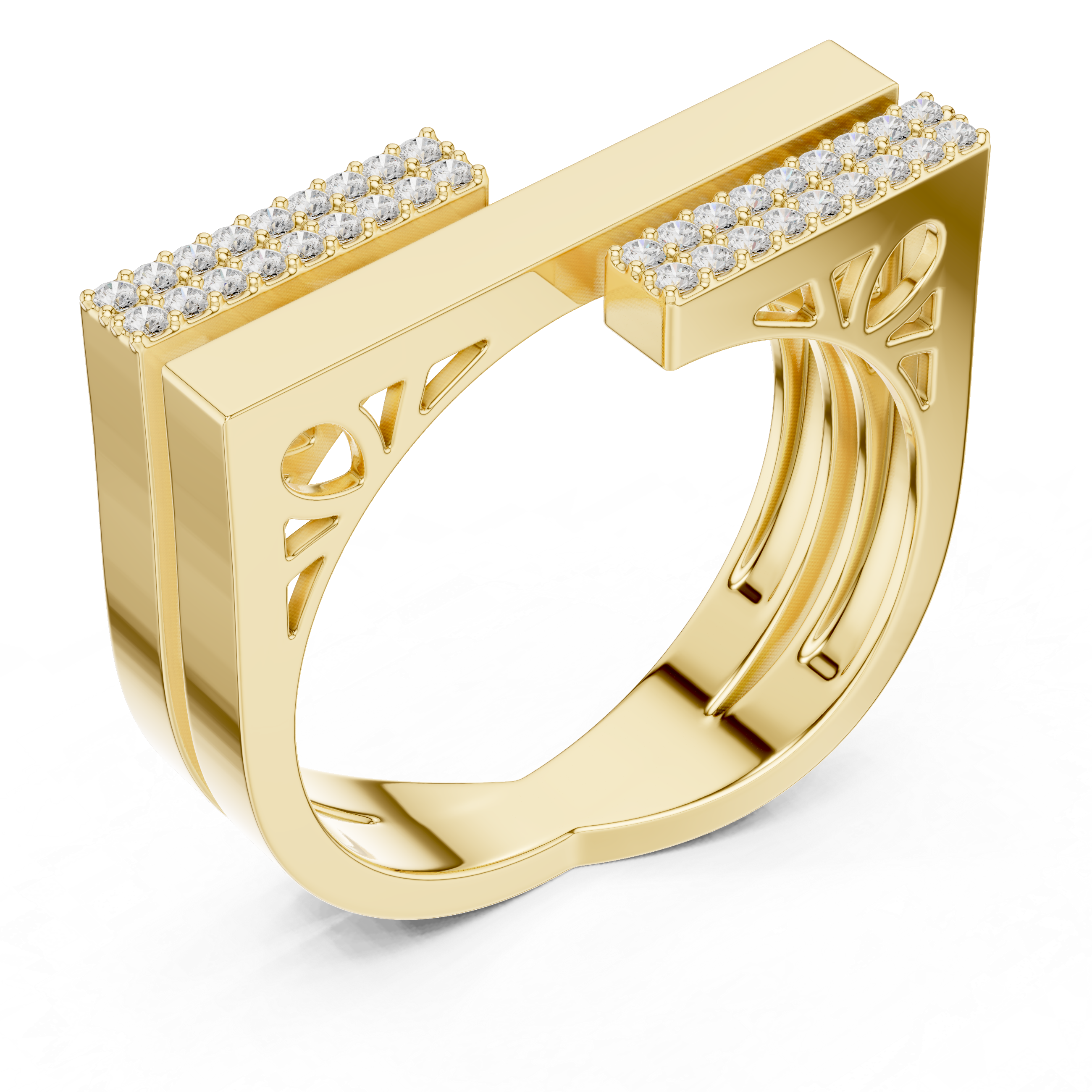 Modern Bar Pave Band