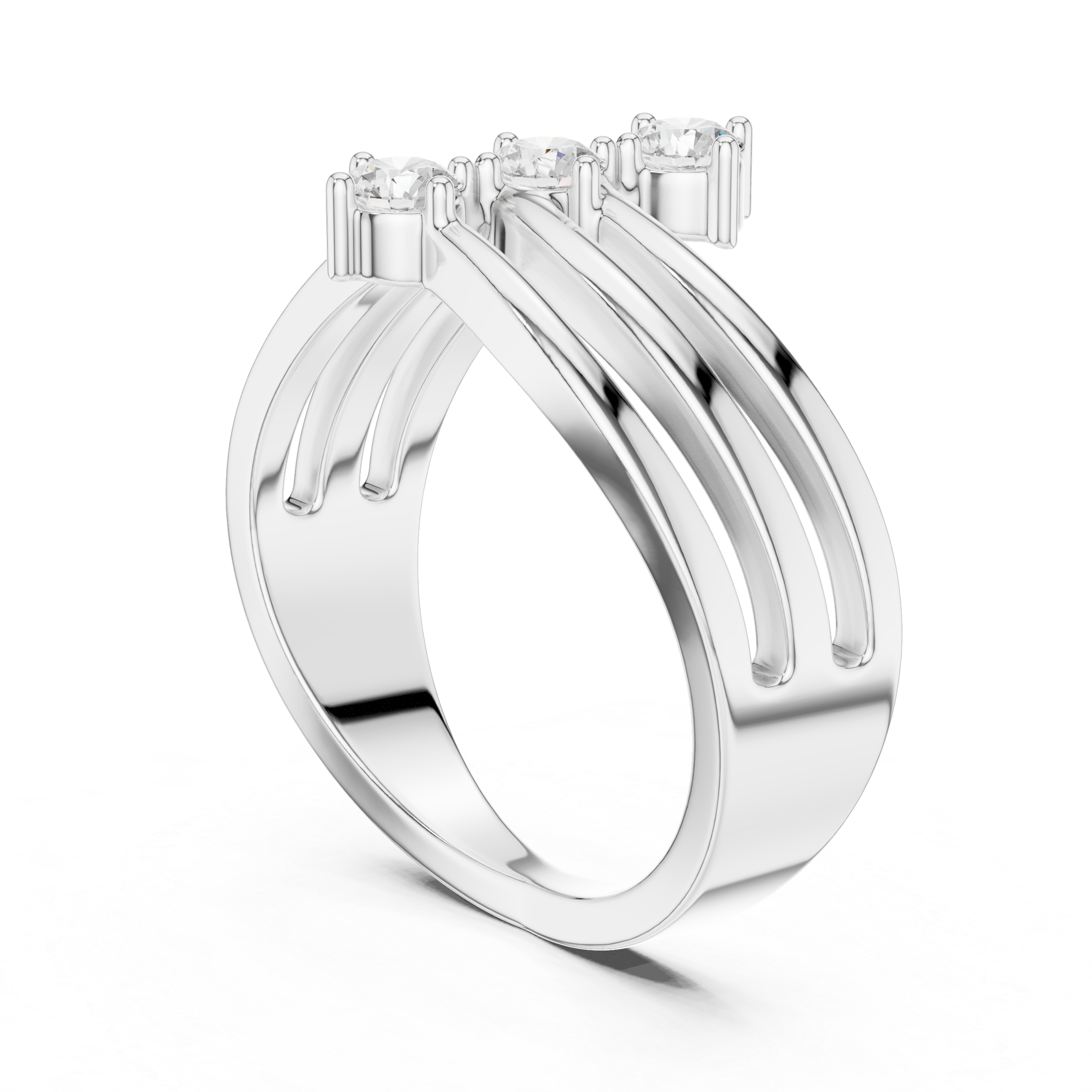 Trinity Wave Ring