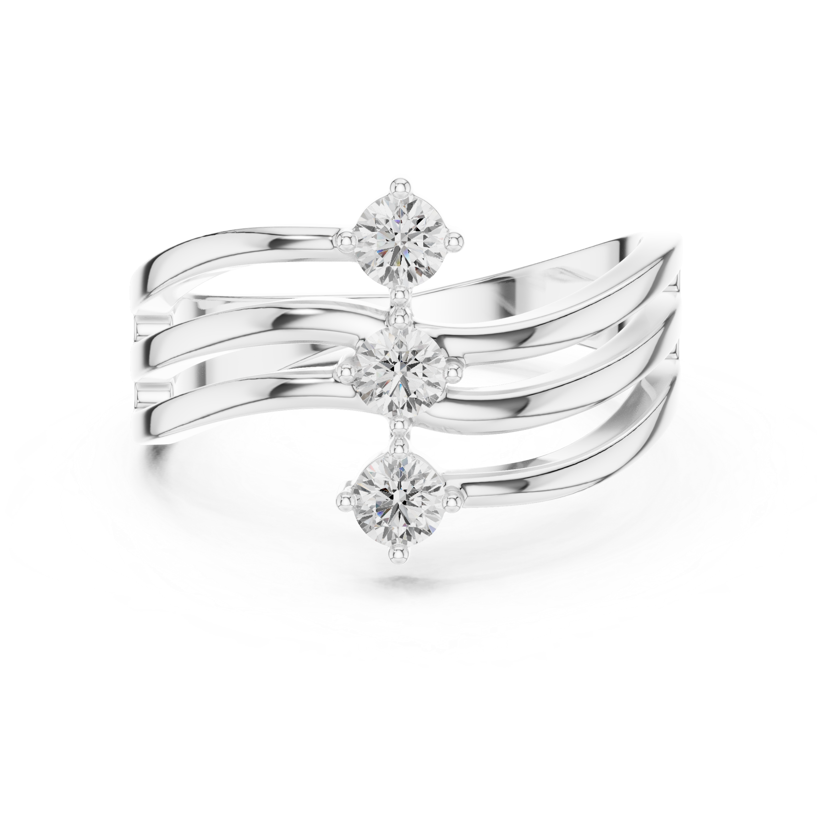 Trinity Wave Ring