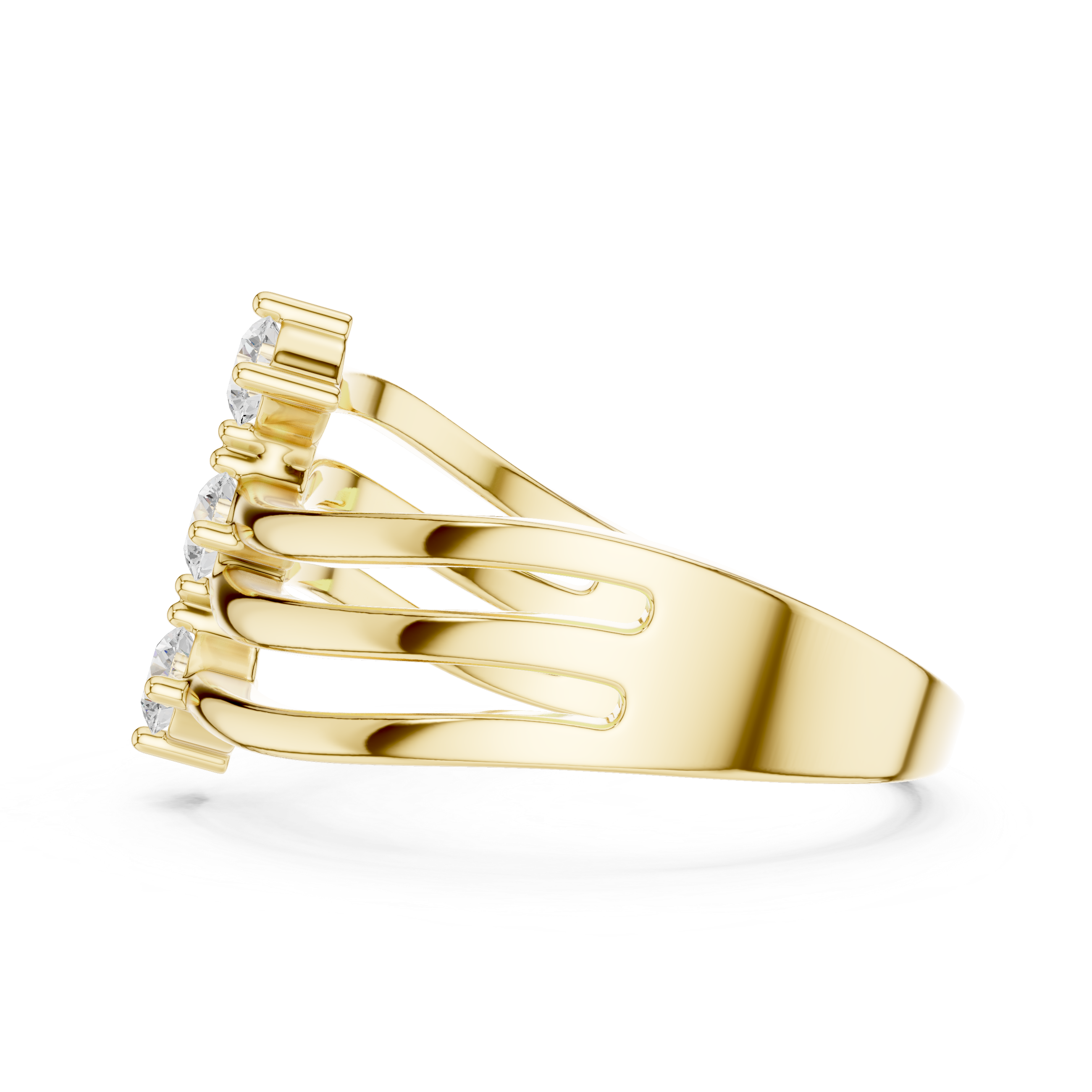 Trinity Wave Ring