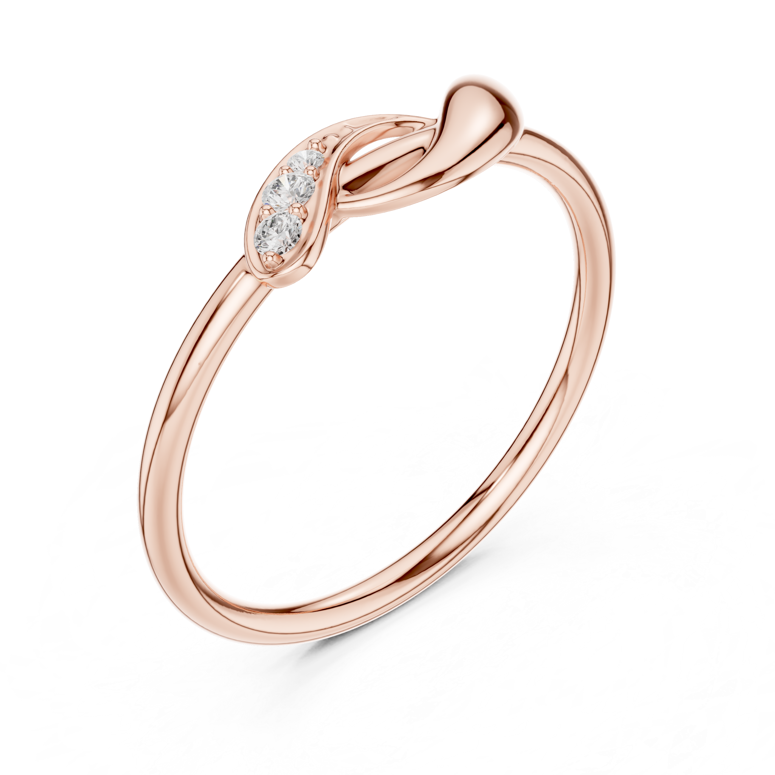 Petite Minimalist Lab Diamond Ring