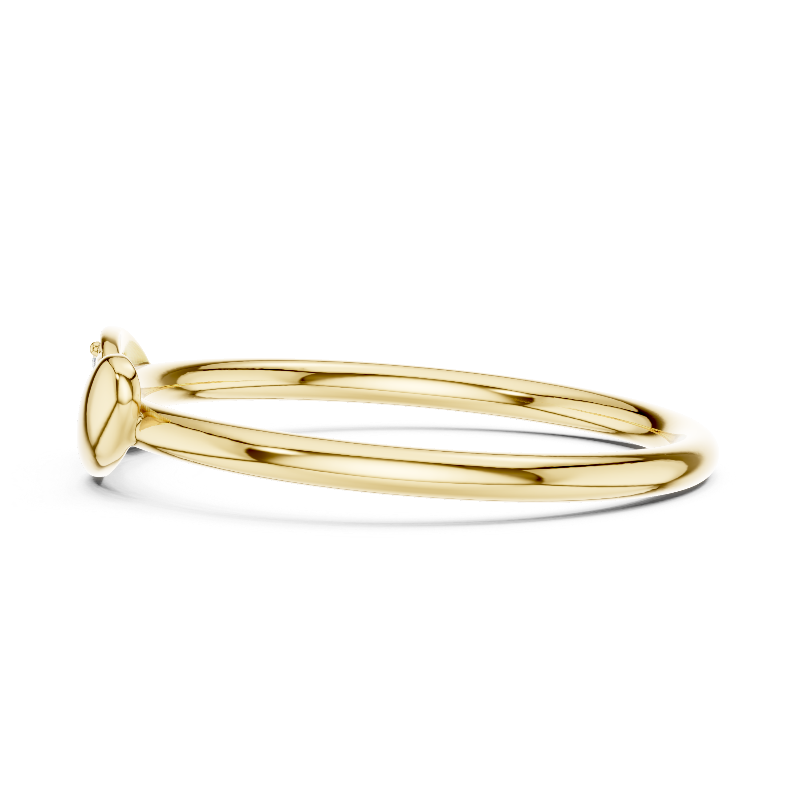 Petite Minimalist Lab Diamond Ring
