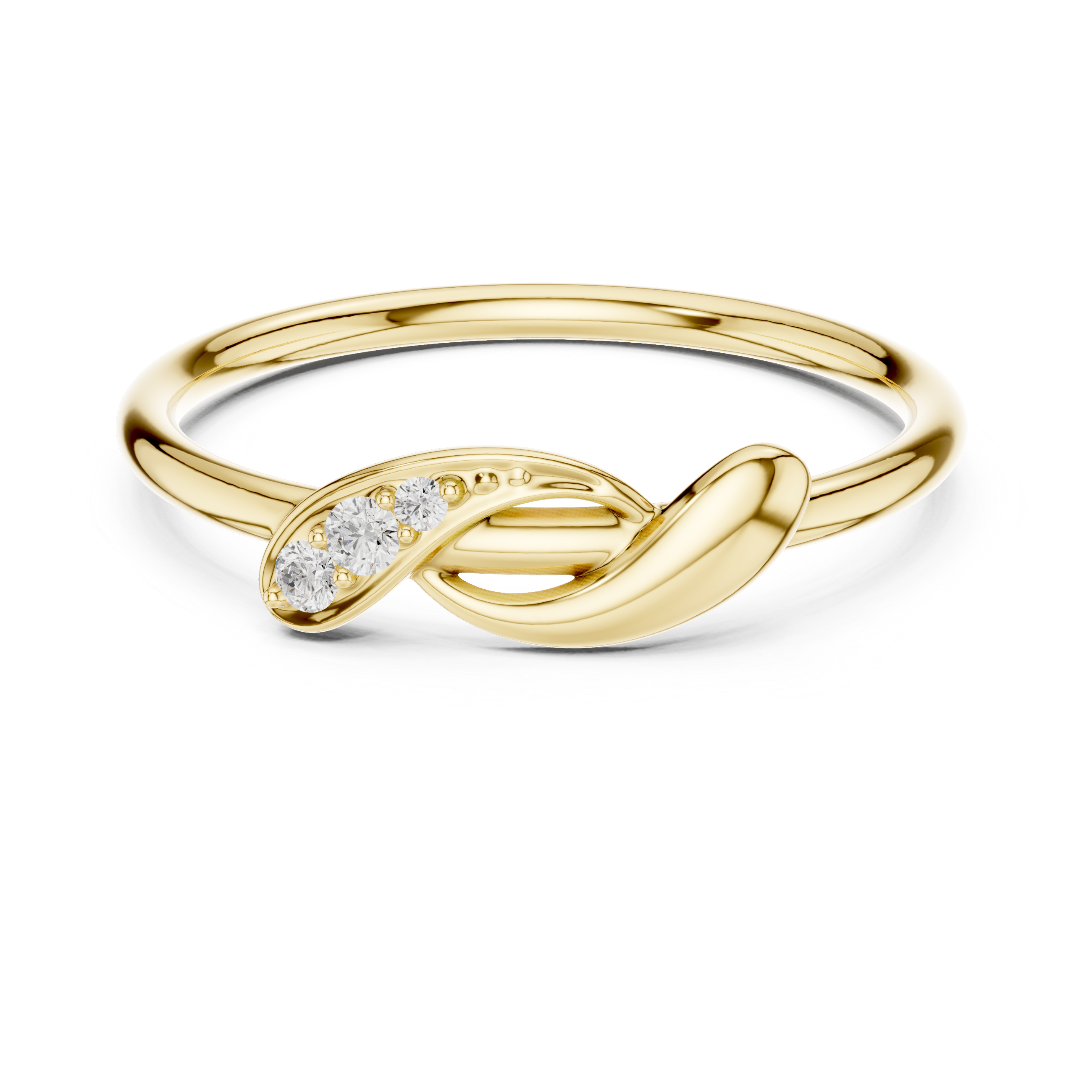 Petite Minimalist Lab Diamond Ring