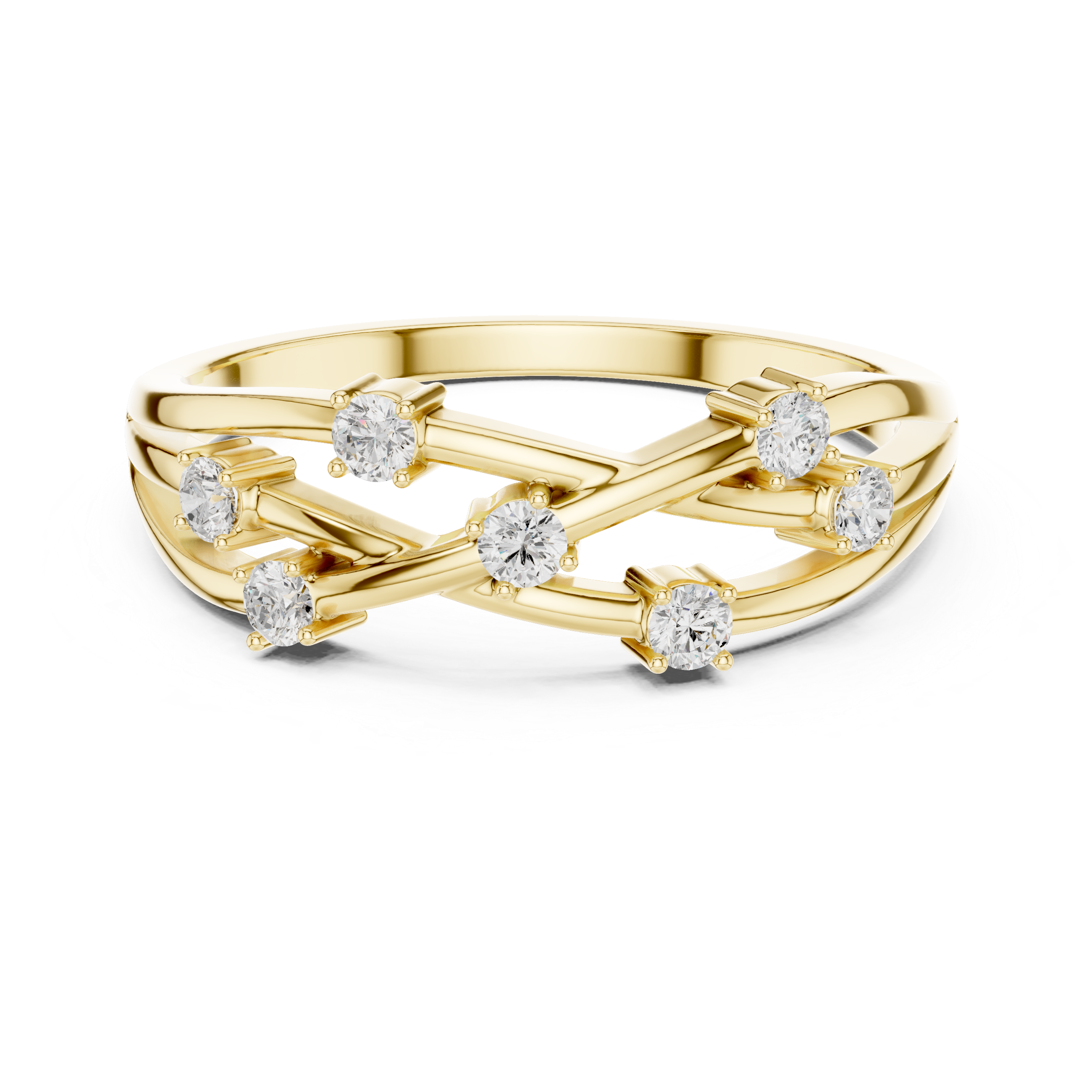 Honeycomb Branch  Ring