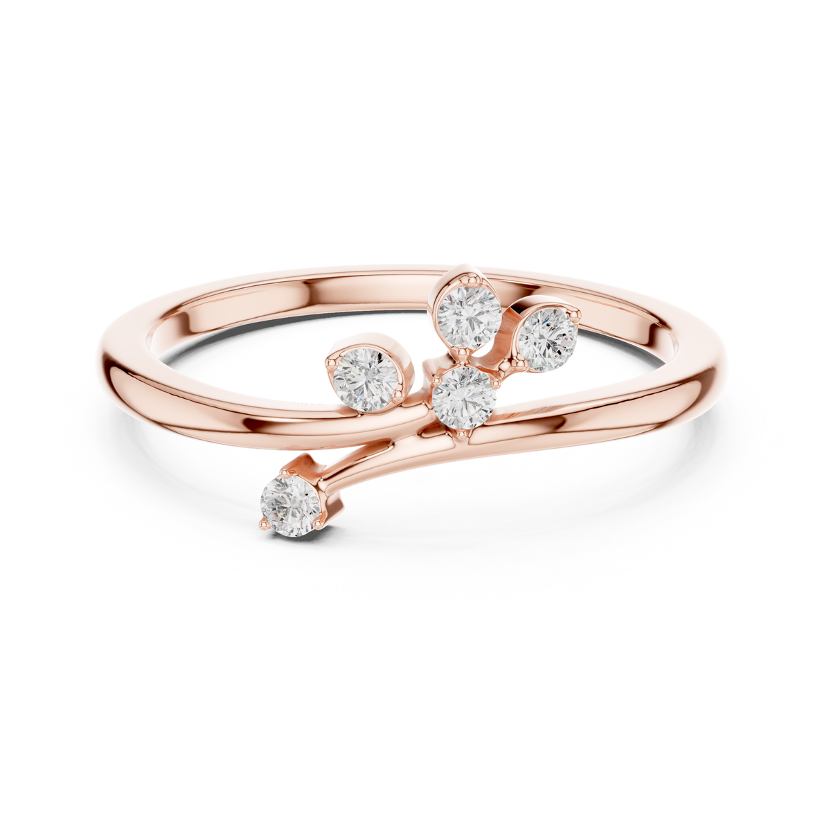 Nature Inspired Vine Branch Ring