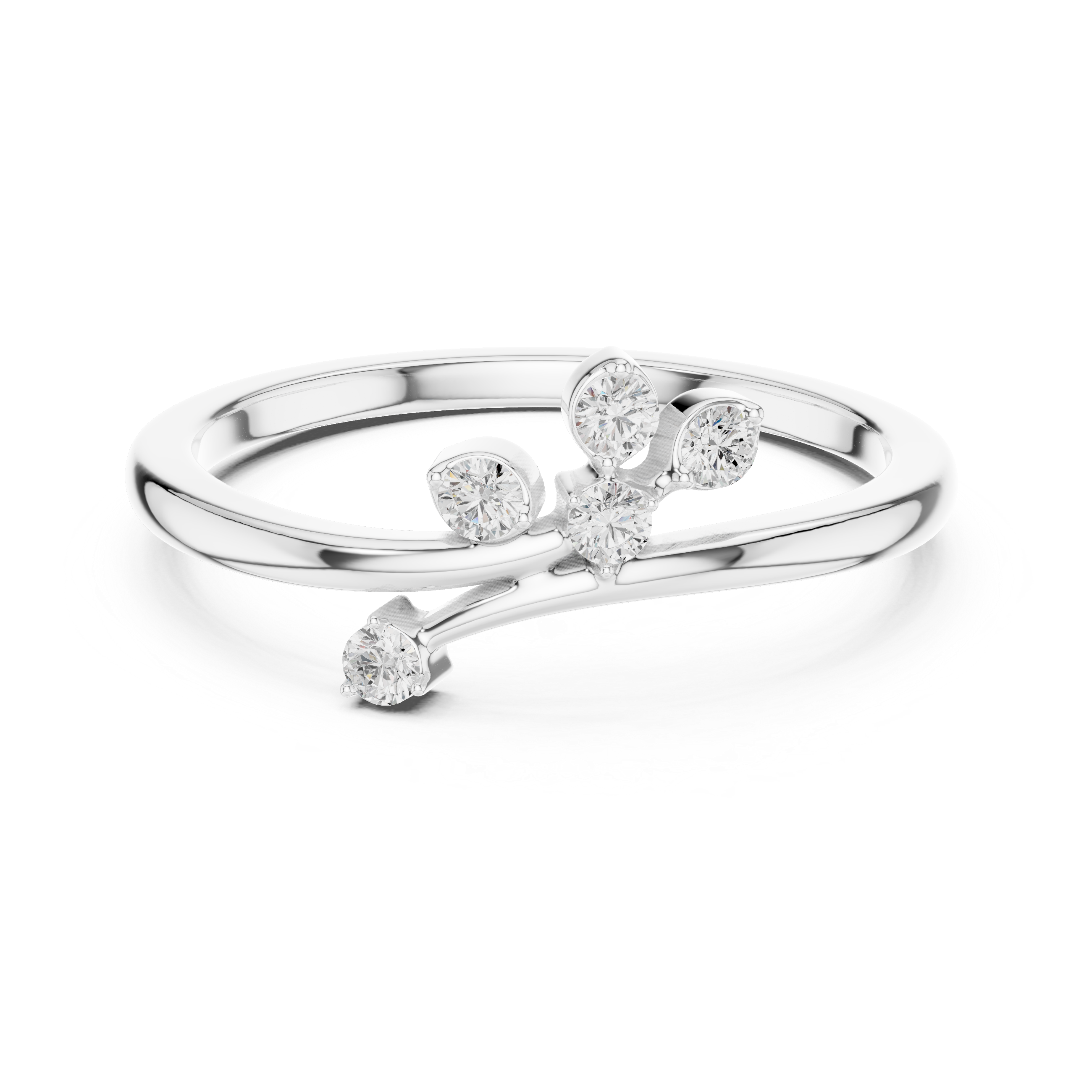 Nature Inspired Vine Branch Ring