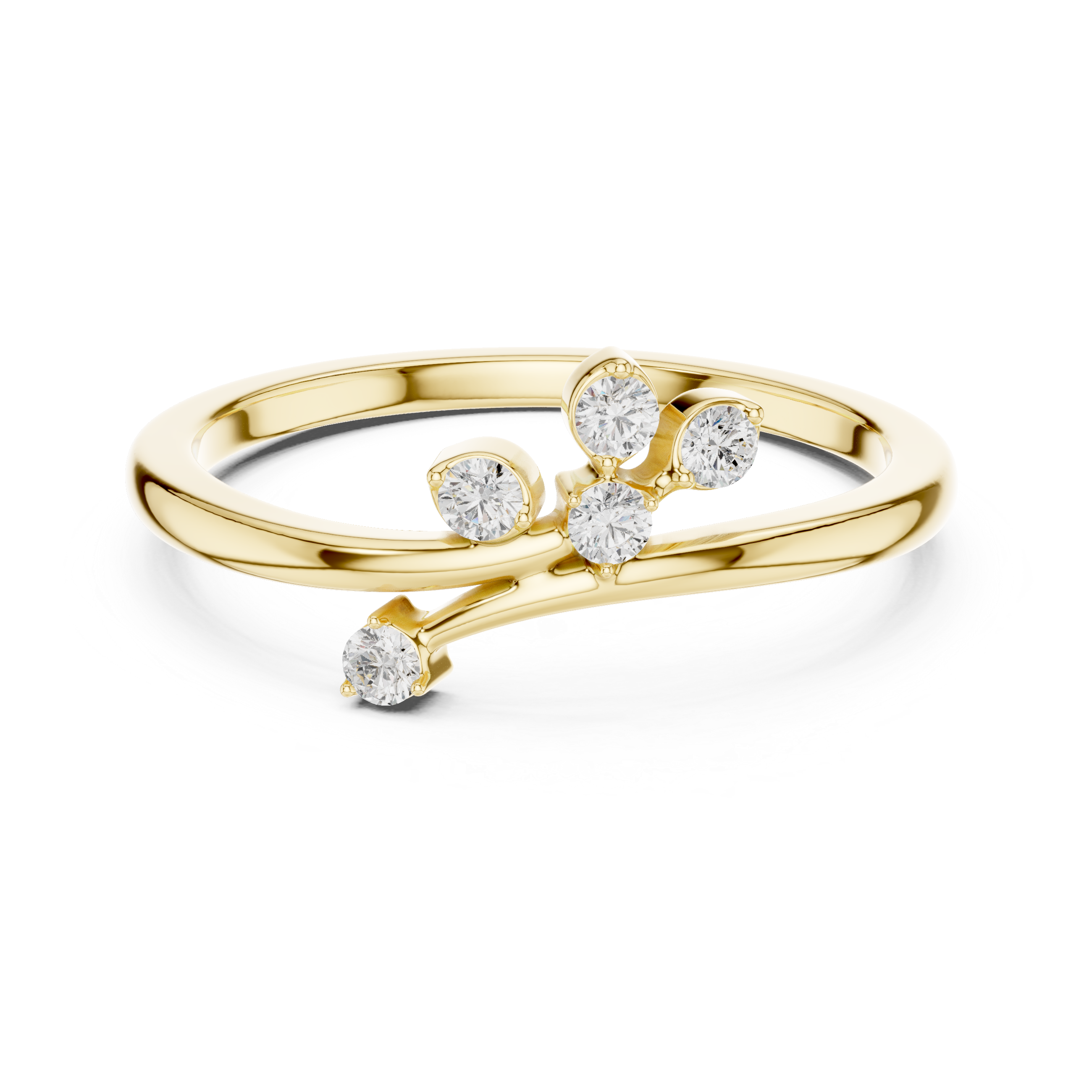 Nature Inspired Vine Branch Ring