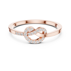 Dainty Love Knot Lab Grown Diamond Ring