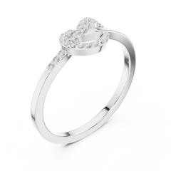 Dainty Love Knot Lab Grown Diamond Ring