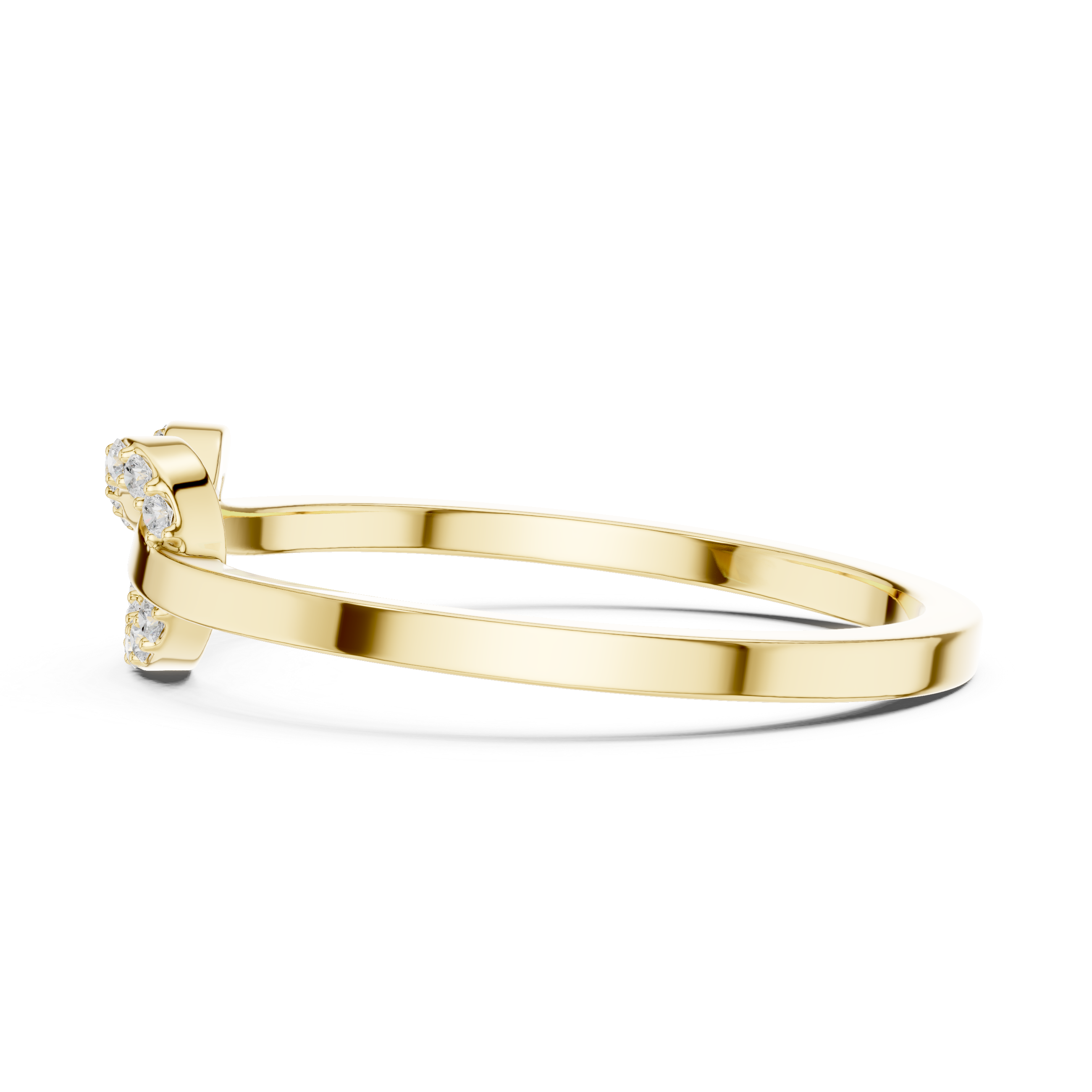 Dainty Love Knot Lab Grown Diamond Ring