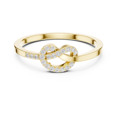 Dainty Love Knot Lab Grown Diamond Ring