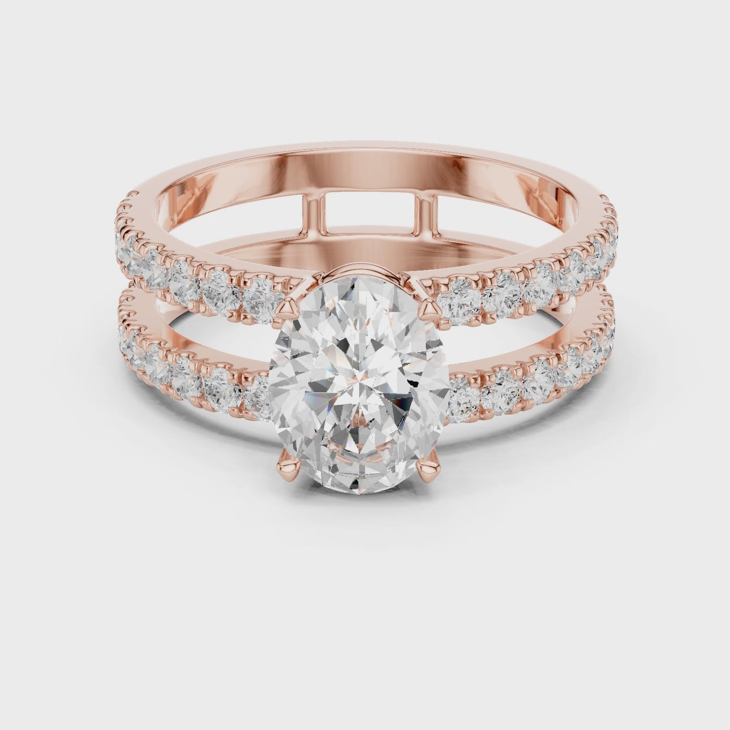 Eternal Radiance Oval Ring