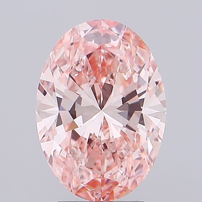 3 oval  vvs2 ex ex strong LAB_GROWN Diamond